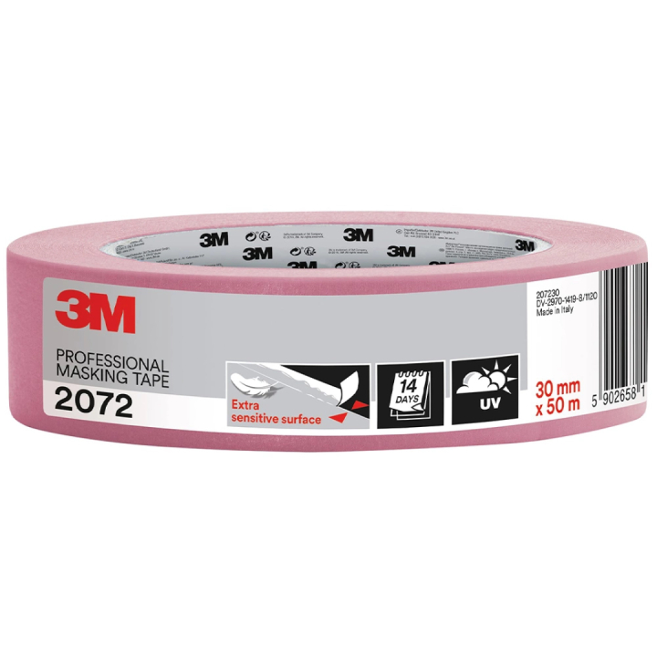 Profesjonell Maskeringstape 2072 30mm i gruppen Hobby & Kreativitet / Hobbytilbehør / Teip / Maskeringstape hos Pen Store (130734)