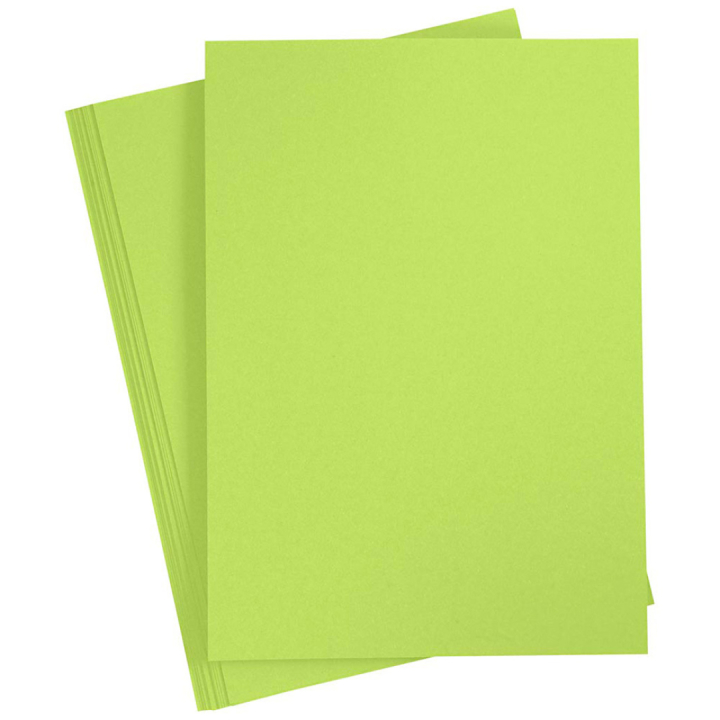 Farget papir Lys grønn A4 180g 20-pakke i gruppen Kids / Kul og læring / Papir og Tegneblokker / Farget papir for barn hos Pen Store (130802)