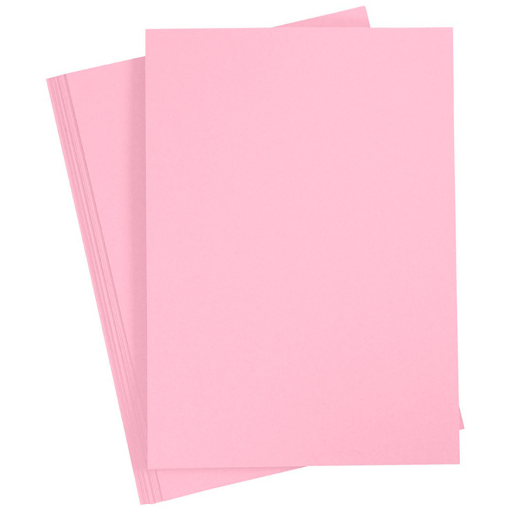 Farget papir Lys rosa A4 180g 20-pakke i gruppen Kids / Kul og læring / Papir og Tegneblokker / Farget papir for barn hos Pen Store (130804)