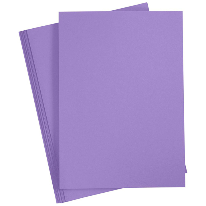 Farget papir Lilla A4 180g 20-pakke i gruppen Kids / Kul og læring / Papir og Tegneblokker / Farget papir for barn hos Pen Store (130805)