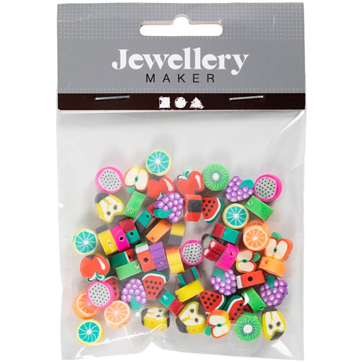 Figurperler 60-packe Frukt i gruppen Hobby & Kreativitet / Skape / Hjemmelagede smykker hos Pen Store (131110)