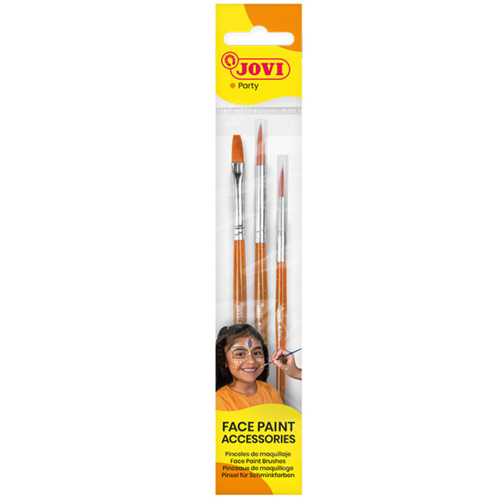 Pensler for ansiktsfarge 3 stk i gruppen Kids / Barnehåndverk og maling / Ansiktsmaling hos Pen Store (131274)