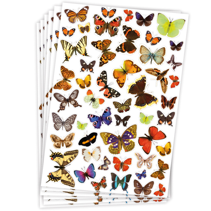 Stickers sommerfugl 6 ark i gruppen Kids / Kul og læring / Stickers hos Pen Store (131325)