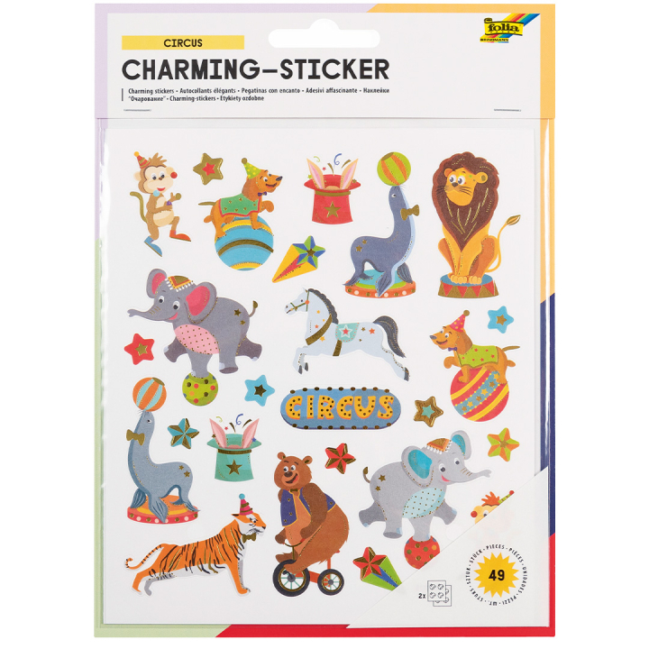 Stickers Sirkus 2 Ark i gruppen Kids / Kul og læring / Stickers hos Pen Store (131545)