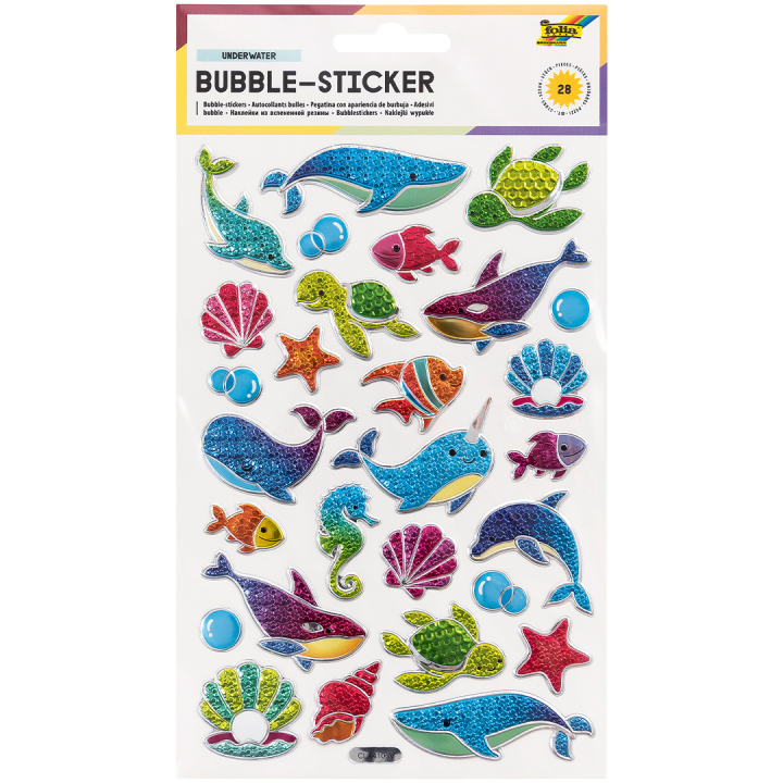 3D Stickers Undervann 1 Ark i gruppen Kids / Kul og læring / Stickers hos Pen Store (131562)