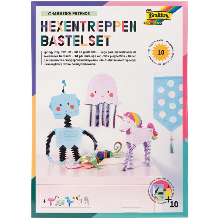 DIY-kit Venner 10-pakke i gruppen Kids / Kul og læring / Papir og Tegneblokker hos Pen Store (131570)