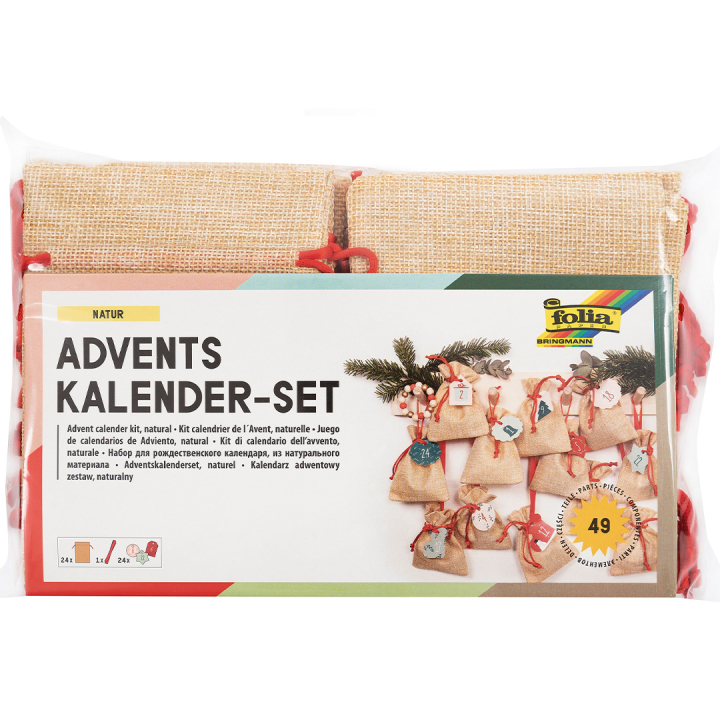 Adventskalender Juteposer 24-pakning i gruppen Hobby & Kreativitet / Skape / Håndverk og DIY hos Pen Store (131642)