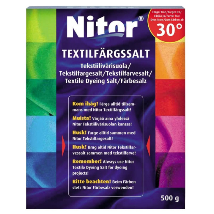 Tekstilfargesalt 500 g i gruppen Hobby & Kreativitet / Farger / Tekstilmaling og Tekstiltusjer hos Pen Store (131817)