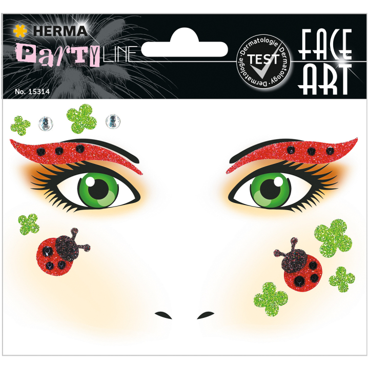 Face Art Stickers Marihøne i gruppen Kids / Kul og læring / Stickers hos Pen Store (131903)