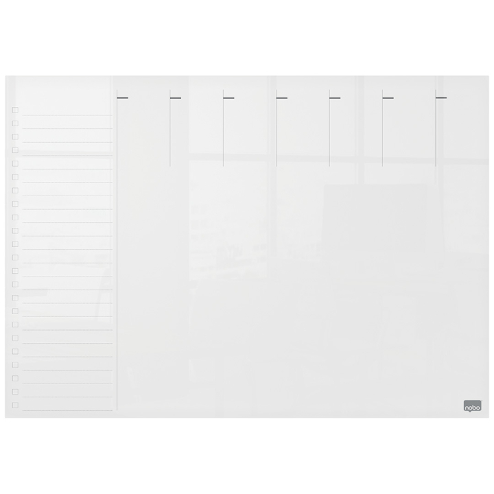 Transparent whiteboard Mini Weekly Planner A3 i gruppen Hobby & Kreativitet / Organisere / Hjemmekontor hos Pen Store (132382)