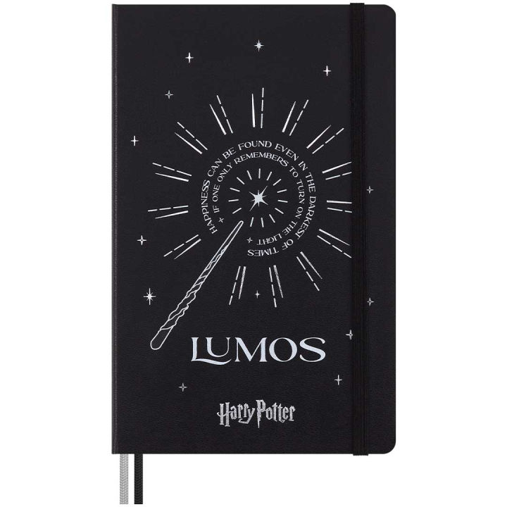 Hard Cover Notebook Large Harry Potter Lumos i gruppen  Papir & Blokk / Skrive og ta notater / Notatbøker hos Pen Store (132484)