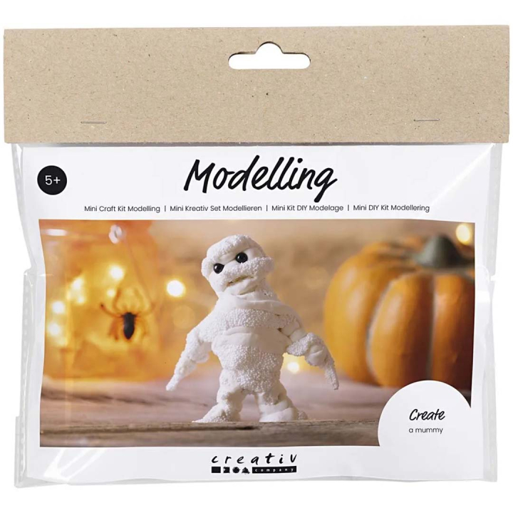 Mini DIY-sett Halloween-mumie (5 år+) i gruppen Hobby & Kreativitet / Høytider og sesong / Halloween hos Pen Store (132627)