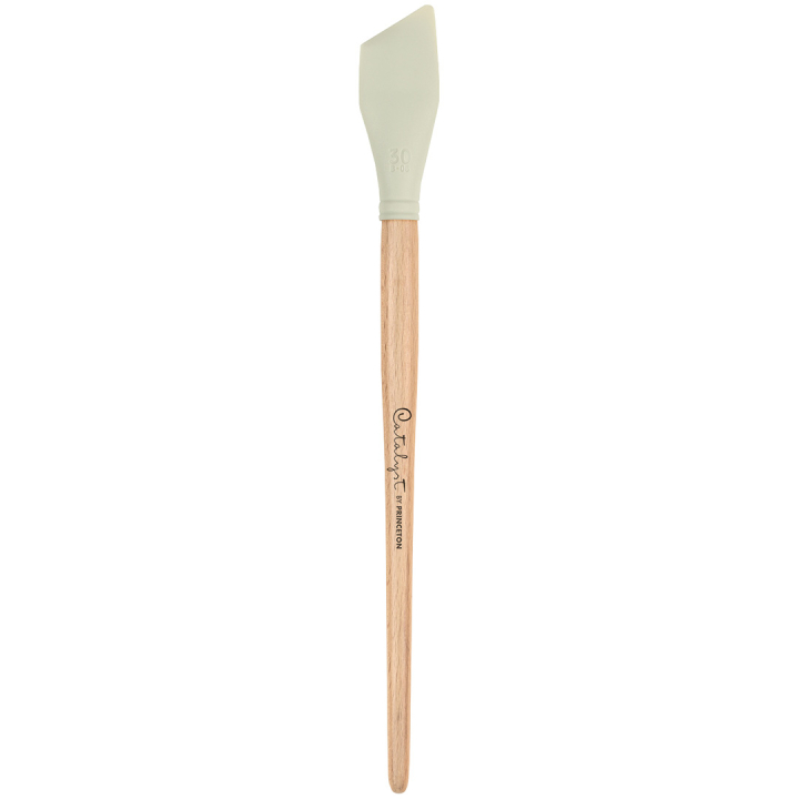Catalyst Malerverktøy silicone langt skaft No 6 30 mm White i gruppen Kunstnermateriell / Studio / Malekniver hos Pen Store (132799)