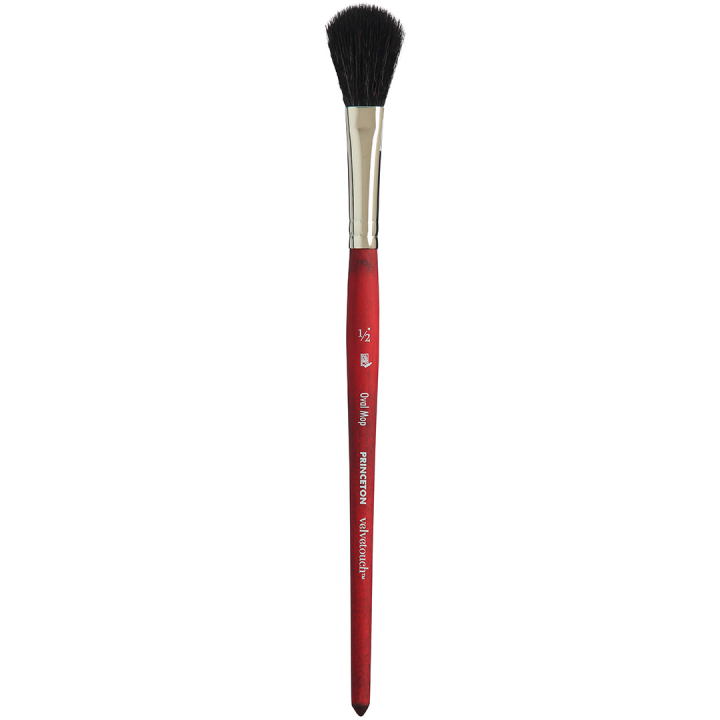 Velvetouch Syntetpensel kort skaft Oval Mop St 1/2 i gruppen Kunstnermateriell / Pensler / Akrylpensler hos Pen Store (132843)