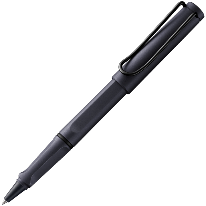 Safari Rollerball Steel Black i gruppen Penner / Fine Writing / Rollerballpenner hos Pen Store (132991)