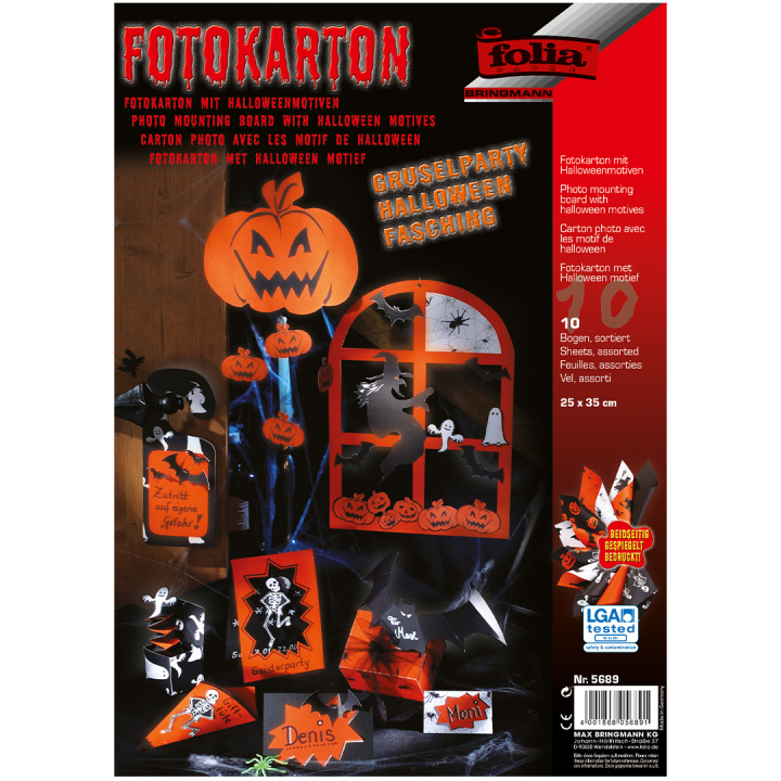 Motivblokk Halloween 300g/m² 25x35cm i gruppen Hobby & Kreativitet / Høytider og sesong / Halloween hos Pen Store (133087)