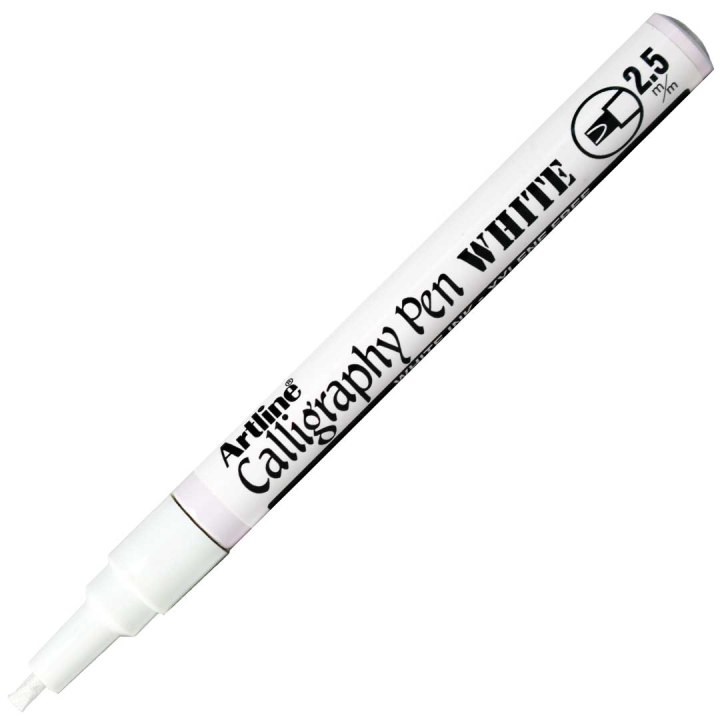 Calligraphy Pen White 2.5 mm i gruppen Hobby & Kreativitet / Kalligrafi / Kalligrafipenner hos Pen Store (133147)