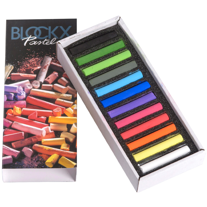 Soft Pastels Assorted 12-set i gruppen Kunstnermateriell / Kritt og blyanter / Pastellkritt hos Pen Store (133362)