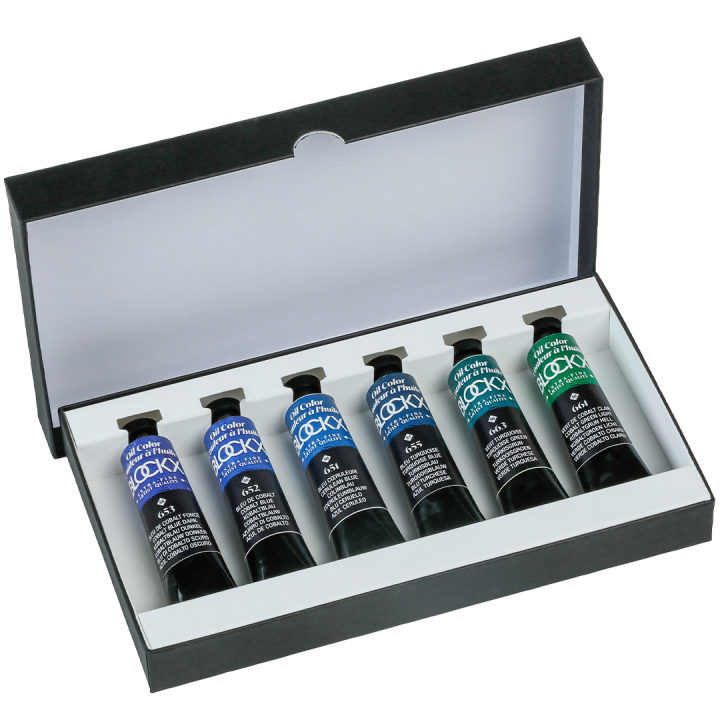 Oljemaling Assortment 6x20 ml Cobalts i gruppen Kunstnermateriell / Kunstnerfarge / Oljemaling hos Pen Store (133751)