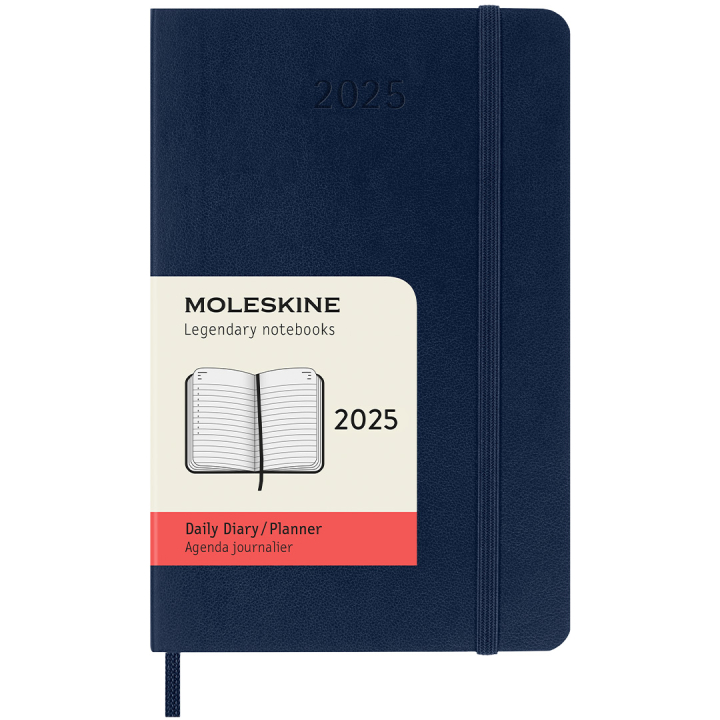 12M Daily Kalender 2025 Softcover Pocket Sapphire Blue i gruppen  Papir & Blokk / Kalendere / 12 md kalendere hos Pen Store (133776)