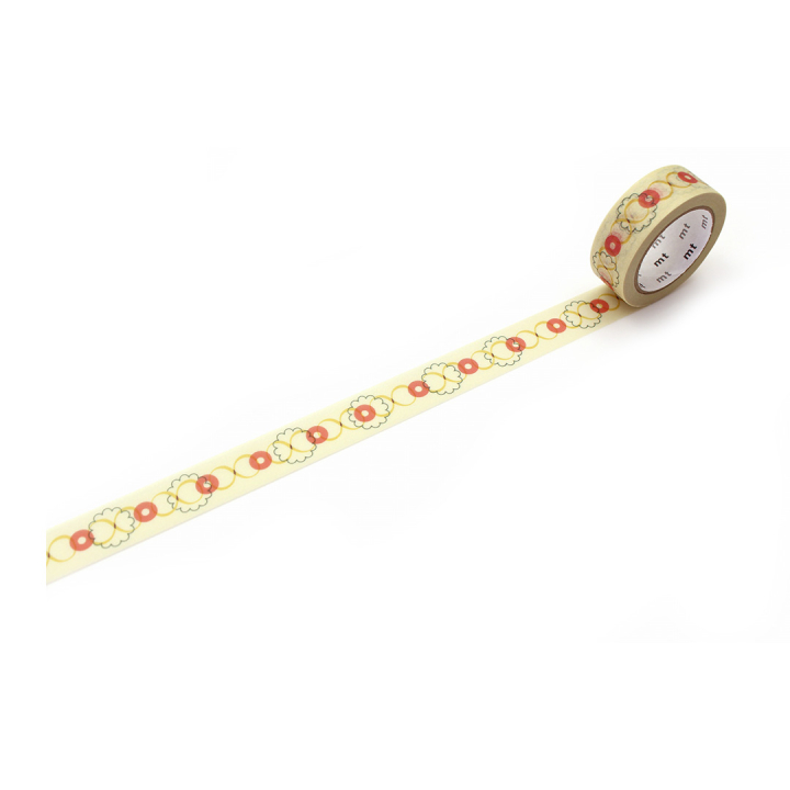 Washi-tejp Retro design button i gruppen Hobby & Kreativitet / Hobbytilbehør / Washi Tape hos Pen Store (134012)