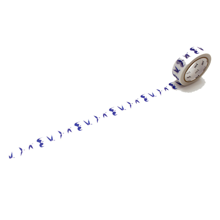 Washi-tejp Blue bird i gruppen Hobby & Kreativitet / Hobbytilbehør / Washi Tape hos Pen Store (134031)