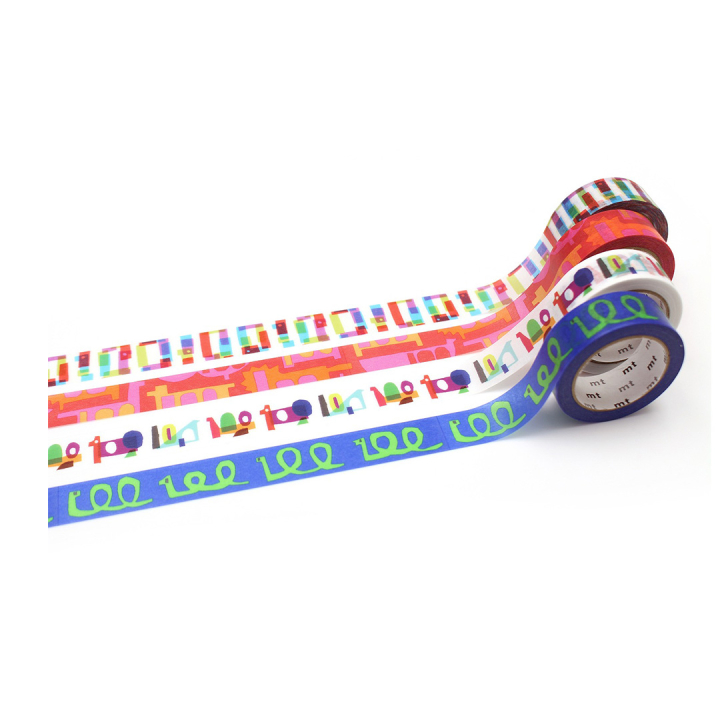 Washi-tejp 100th Anniversary Ottaipnu 4-sett i gruppen Hobby & Kreativitet / Hobbytilbehør / Washi Tape hos Pen Store (134042)