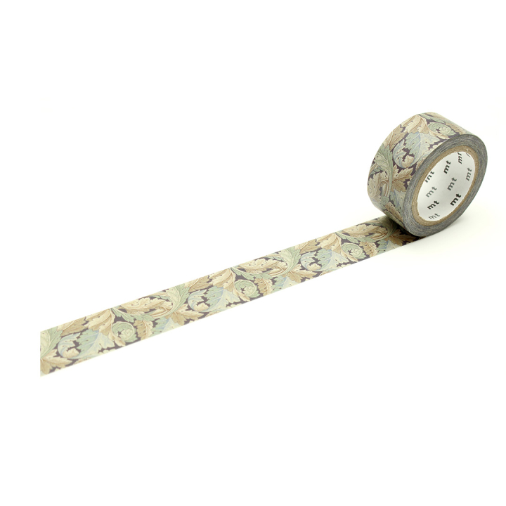 Washi-tejp William Morris Acanthus x MT i gruppen Hobby & Kreativitet / Hobbytilbehør / Washi Tape hos Pen Store (134048)