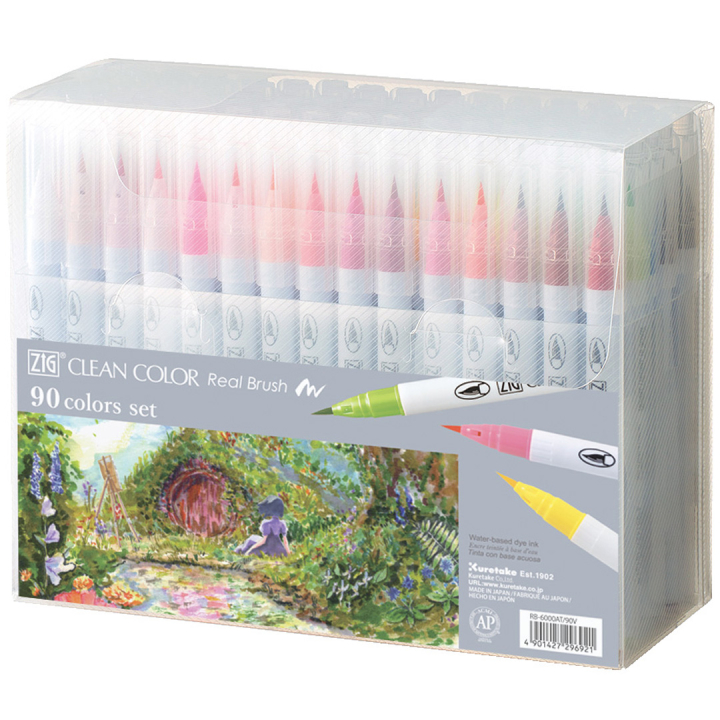 Clean Color Real Brush 90-set i gruppen Penner / Kunstnerpenner / Penselpenner hos Pen Store (134097)