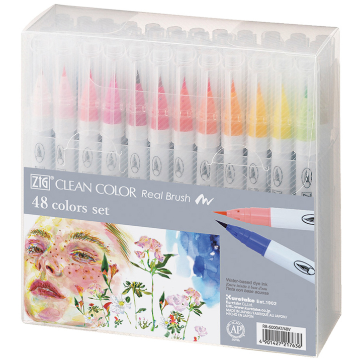 Clean Color Real Brush 48-set i gruppen Penner / Kunstnerpenner / Penselpenner hos Pen Store (134098)