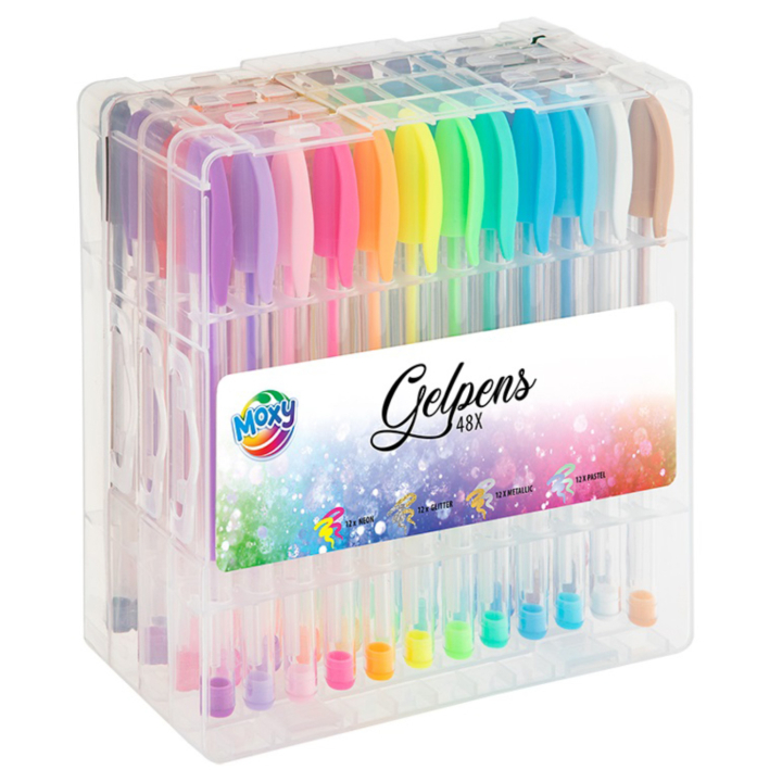 Gelpenner 48-pakning i gruppen Penner / Skrive / Gelpenner hos Pen Store (134418)