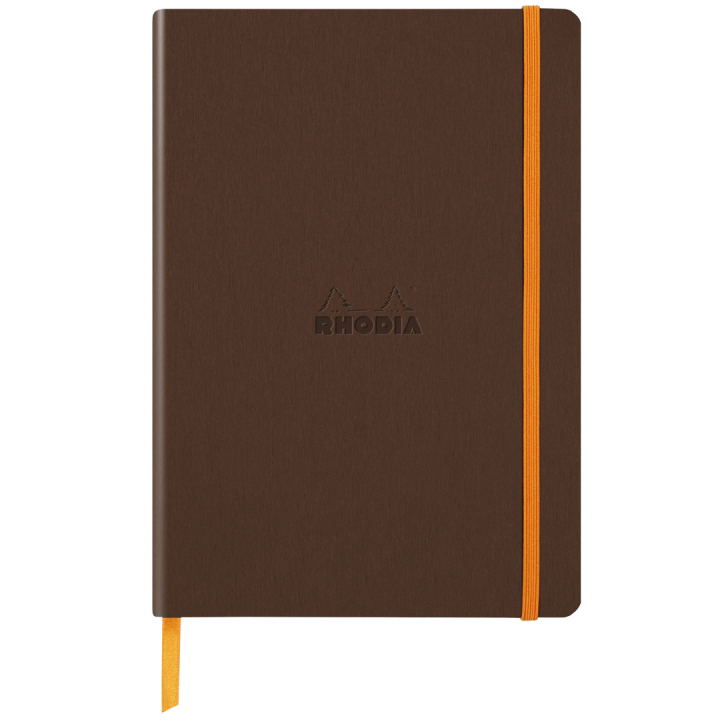 Rhodiarama Webnotebook A5 Soft Dotted Bronze i gruppen  Papir & Blokk / Skrive og ta notater / Notatbøker hos Pen Store (134439)