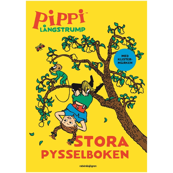 Pippi Langstrømpes store aktivitetsbok i gruppen Kids / Kul og læring / Fargeleggings- og håndverksbøker / Hobbybøker hos Pen Store (134485)