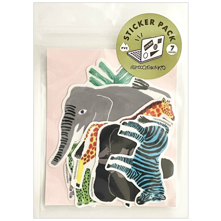 Sticker pack Miroco Machiko Animals i gruppen Hobby & Kreativitet / Skape / Stickers hos Pen Store (134523)