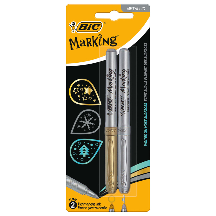 Intensity Metallic Gold & Silver 2-pack i gruppen Penner / Merking og kontor / Merkepenner hos Pen Store (134537)