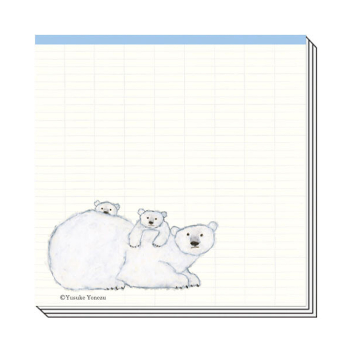 Sticky Notes Yusuke Yonezu Polar Bear i gruppen  Papir & Blokk / Skrive og ta notater / Post-it og notisblokker hos Pen Store (134652)