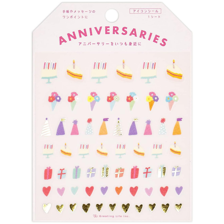 Planner Stickers Anniversary i gruppen Hobby & Kreativitet / Skape / Stickers hos Pen Store (134663)