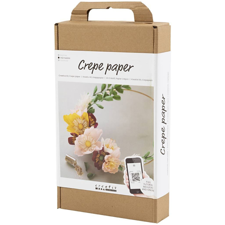 DIY-kit Papirblomster Blomsterkrans i gruppen Hobby & Kreativitet / Skape / Håndverk og DIY hos Pen Store (134830)