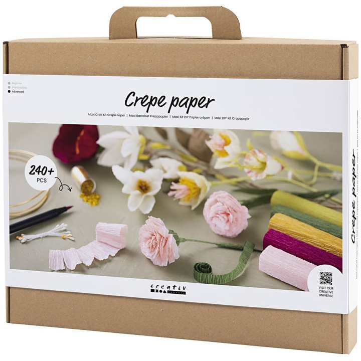 Maxi DIY-sett Papirblomster 240 deler i gruppen Hobby & Kreativitet / Skape / Håndverk og DIY hos Pen Store (134832)