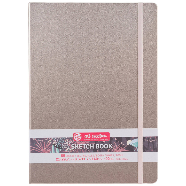 Sketchbook A4 Champagne Pink i gruppen  Papir & Blokk / Artistblokk / Skissebøker hos Pen Store (134863)