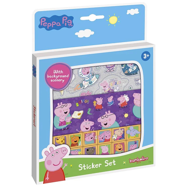 Peppa Gris klistremerkeark (3 år+) i gruppen Kids / Kul og læring / Klistremerker hos Pen Store (134926)