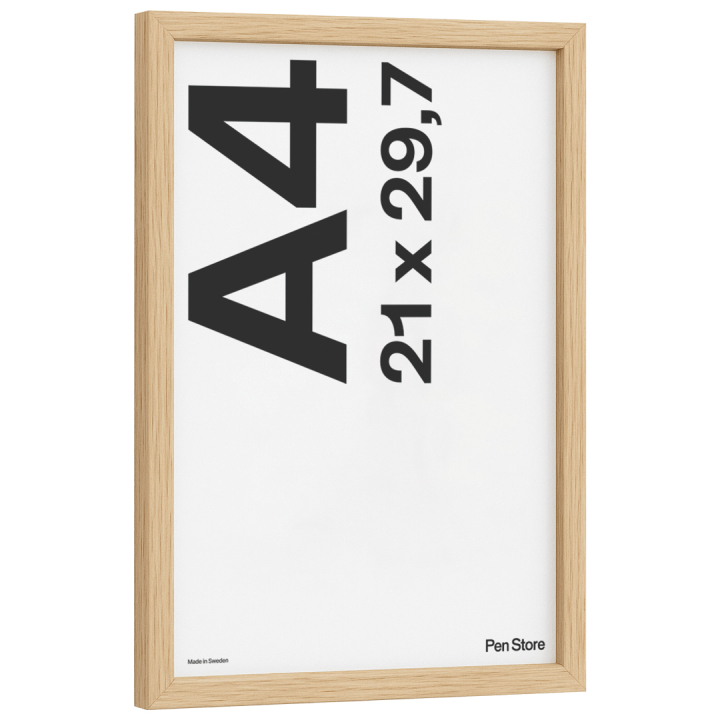 Treramme Eik 21x29,7 cm A4 i gruppen Hobby & Kreativitet / Organisere / Rammer / Eikerammer hos Pen Store (135058)