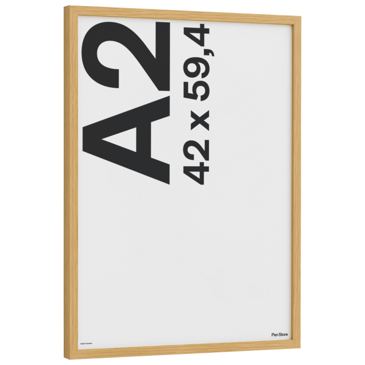 Treramme Eik 42x59,4 A2 i gruppen Hobby & Kreativitet / Organisere / Rammer / Eikerammer hos Pen Store (135063)