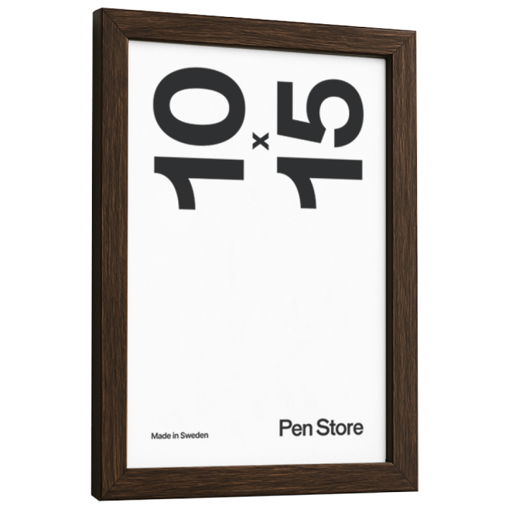 Treramme Valnøttfarge 10x15 cm i gruppen Hobby & Kreativitet / Organisere / Rammer / Rammer i valnøttfarge hos Pen Store (135065)