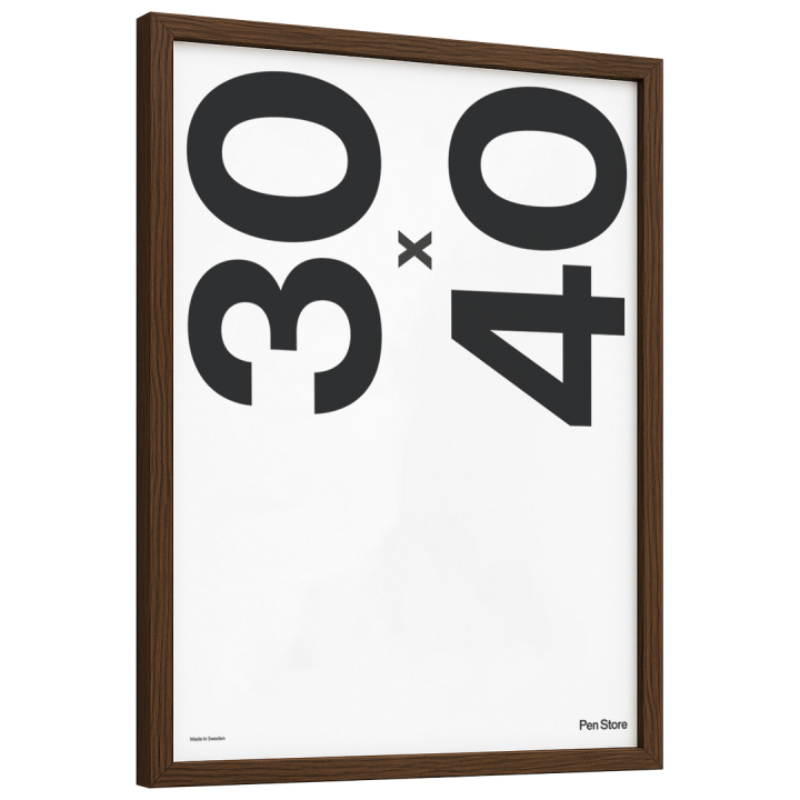 Treramme Valnøttfarge 30x40 cm i gruppen Hobby & Kreativitet / Organisere / Rammer / Rammer i valnøttfarge hos Pen Store (135072)