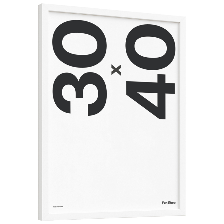 Treramme Hvit 30x40 cm i gruppen Hobby & Kreativitet / Organisere / Rammer / Hvite rammer hos Pen Store (135096)