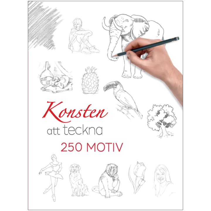 Konsten att teckna : 250 motiv i gruppen Hobby & Kreativitet / Bøker / Instruksjonsbøker hos Pen Store (135372)