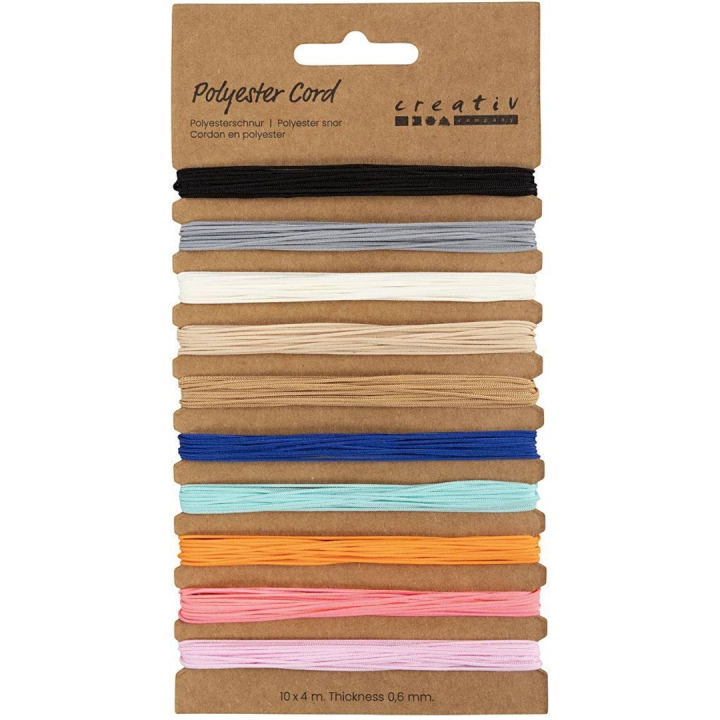 Polyester-snor 10x4 m i gruppen Hobby & Kreativitet / Skape / Hjemmelagede smykker hos Pen Store (135412)