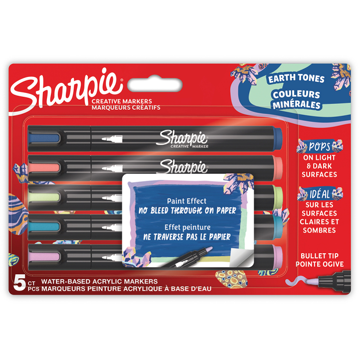 Creative Marker Bullet Tip 5-pk i gruppen Penner / Kunstnerpenner / Akrylmarkers hos Pen Store (135430)