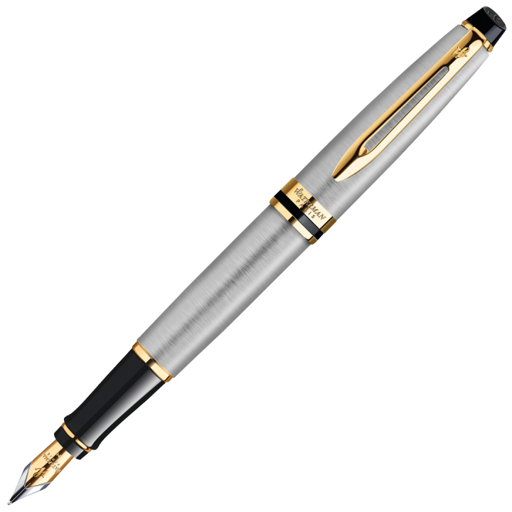 Expert Steel/Gold Fyllepenn i gruppen Penner / Fine Writing / Fyllepenner hos Pen Store (135459_r)